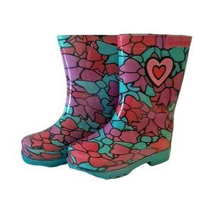 Skechers light up rain boots hot sale